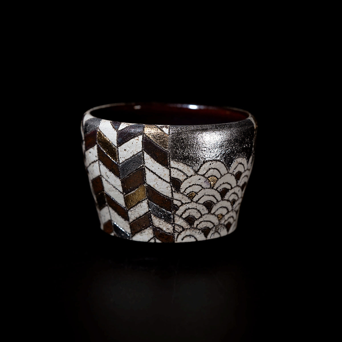 【期間限定】《Life with the Bloom》伊藤千穂　「煌髑髏」ぐい呑　ITCBGN049