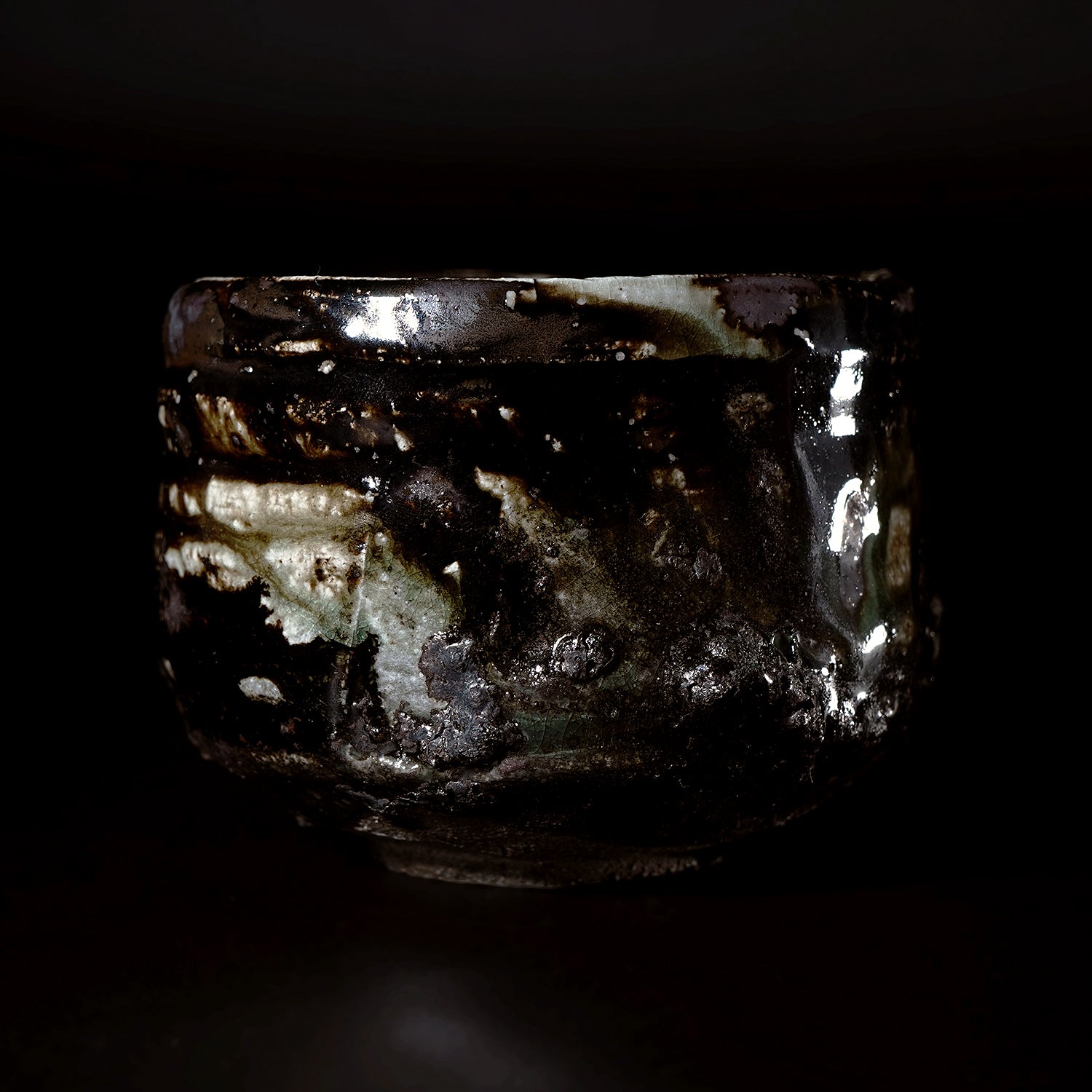 篠原希　信楽引出黒茶碗　SHNTB022P