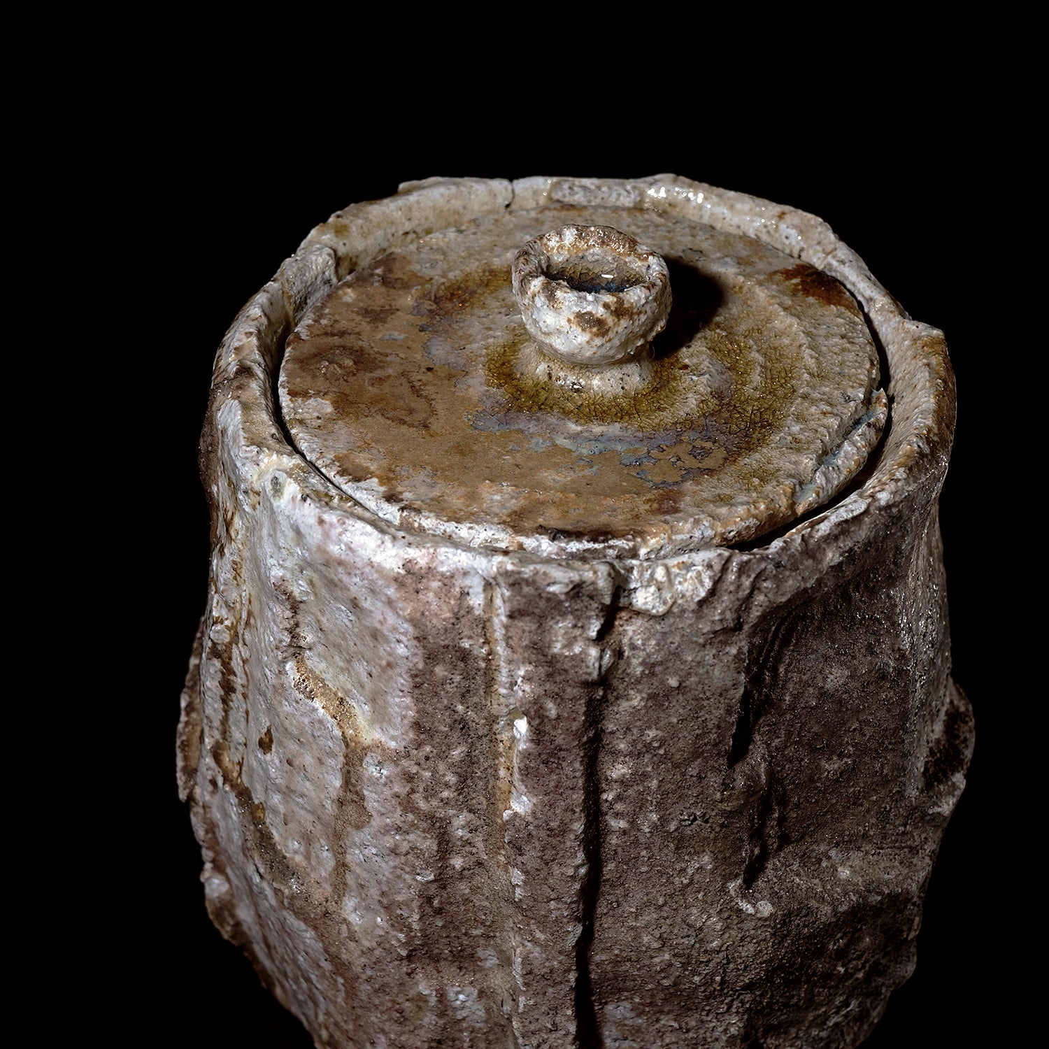 篠原希　窯変シノギ水指　SHNTI005P