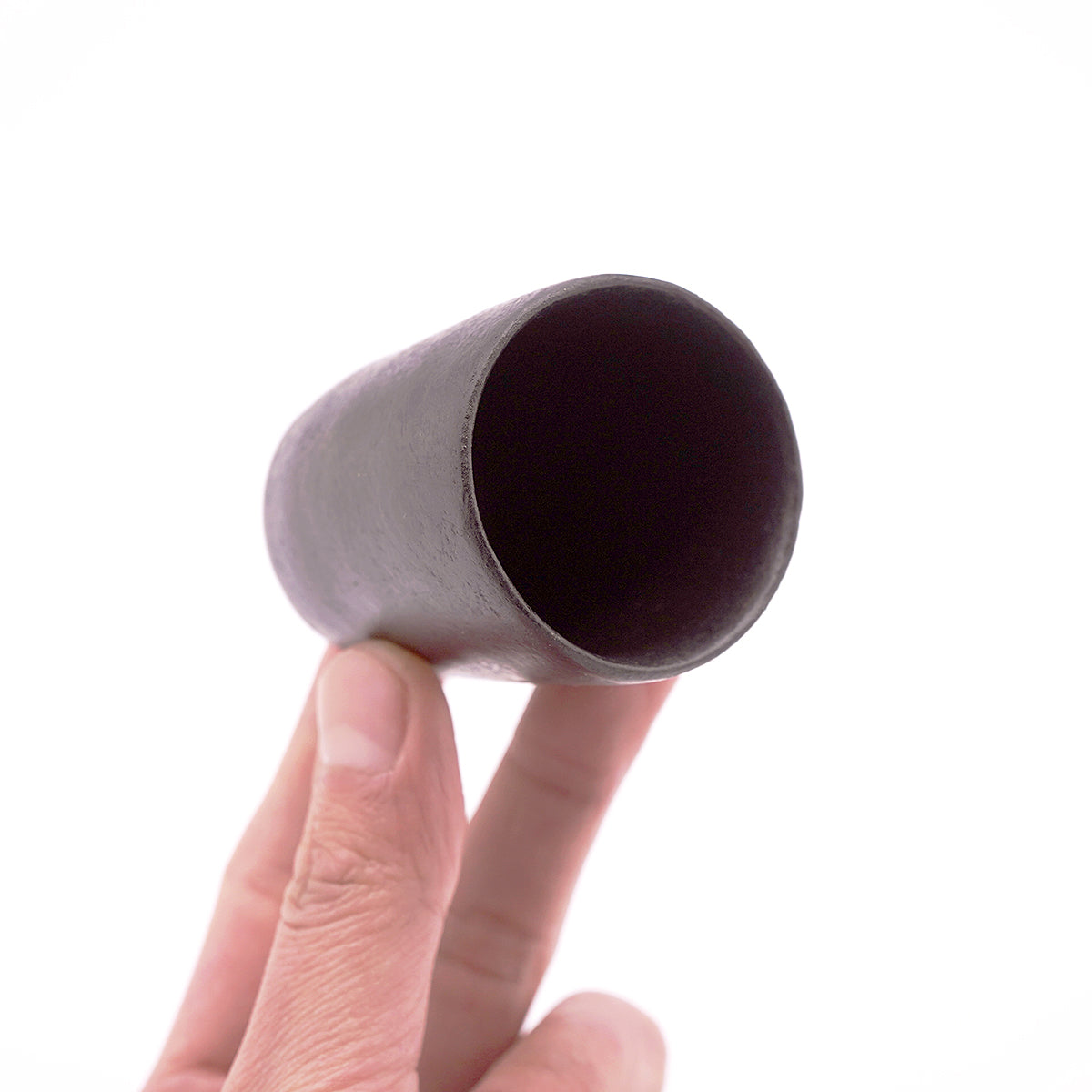 小野澤弘一　陶漆黒彩　盃　ONZGN016P