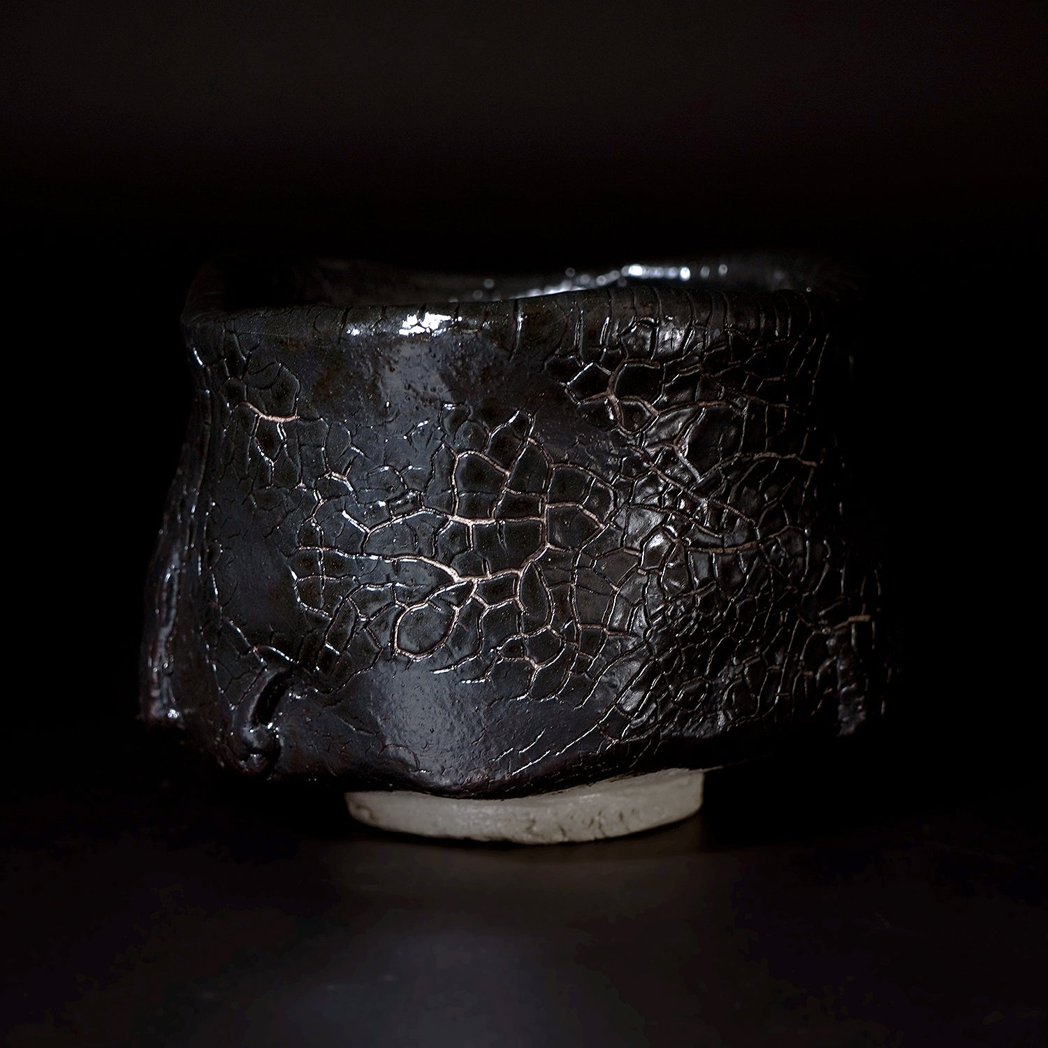 寺田鉄平　瀬戸黒茶盌　TRDTB134