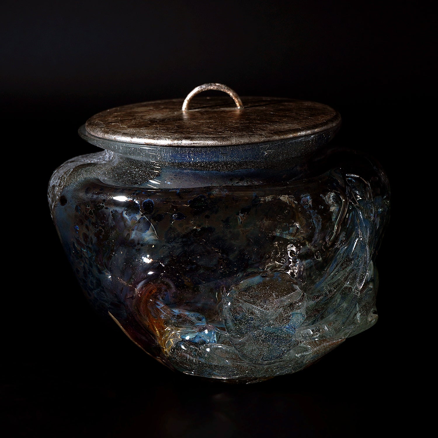 奥島圭二　玻璃水指　OKKTI004P