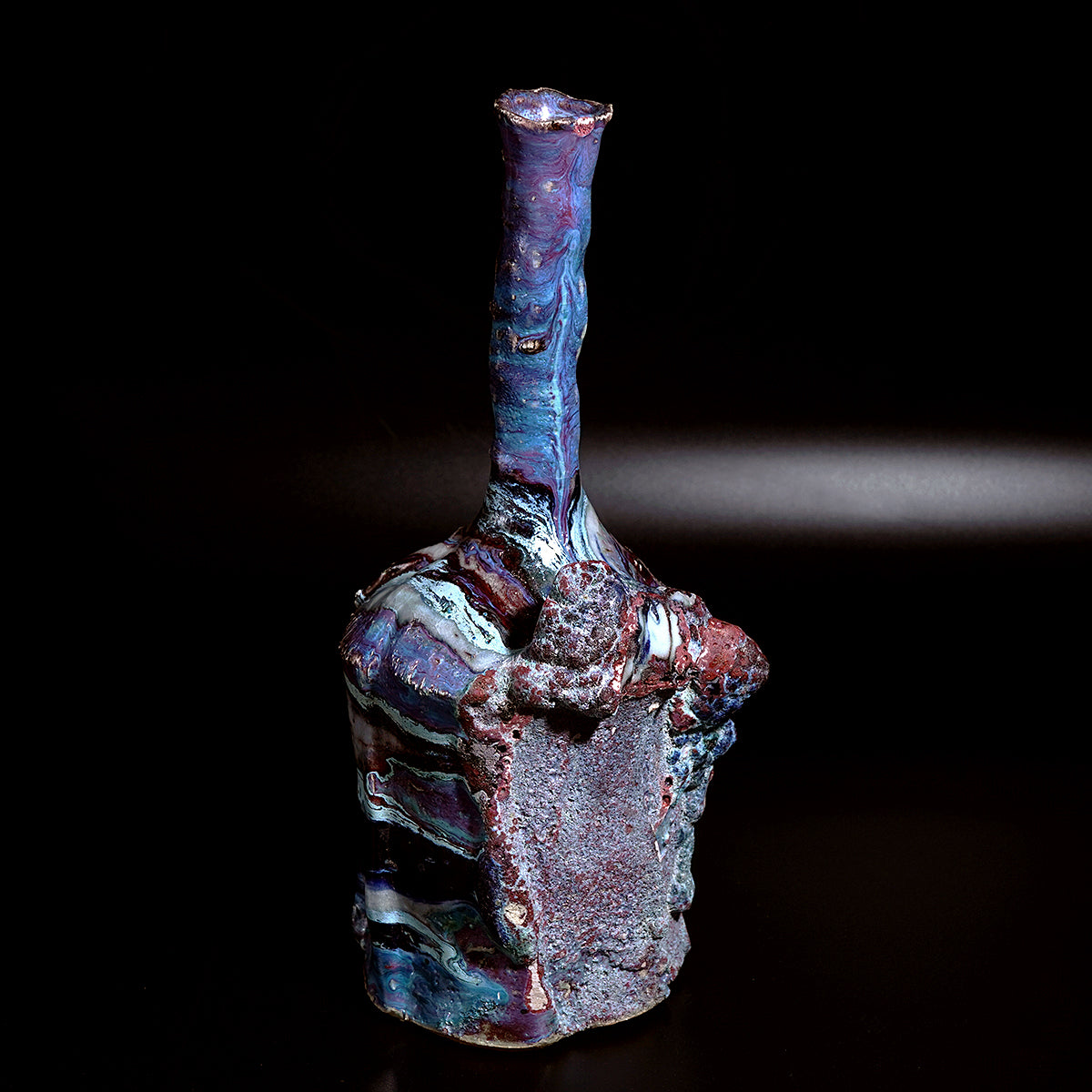 木ノ戸久仁子　稀晶石花器　KNKFV033