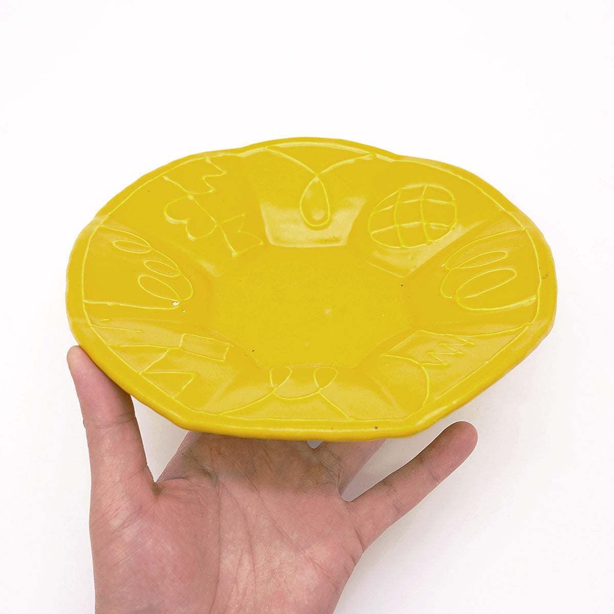 栢野紀文　花弁皿　KYKPL098