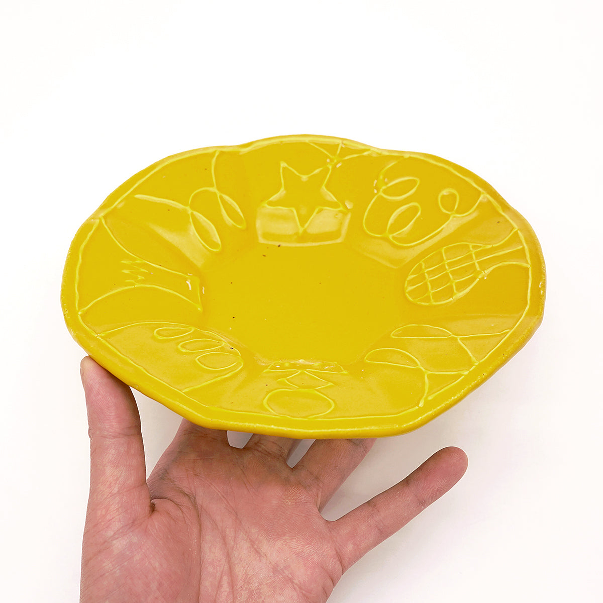 栢野紀文　花弁皿　KYKPL099