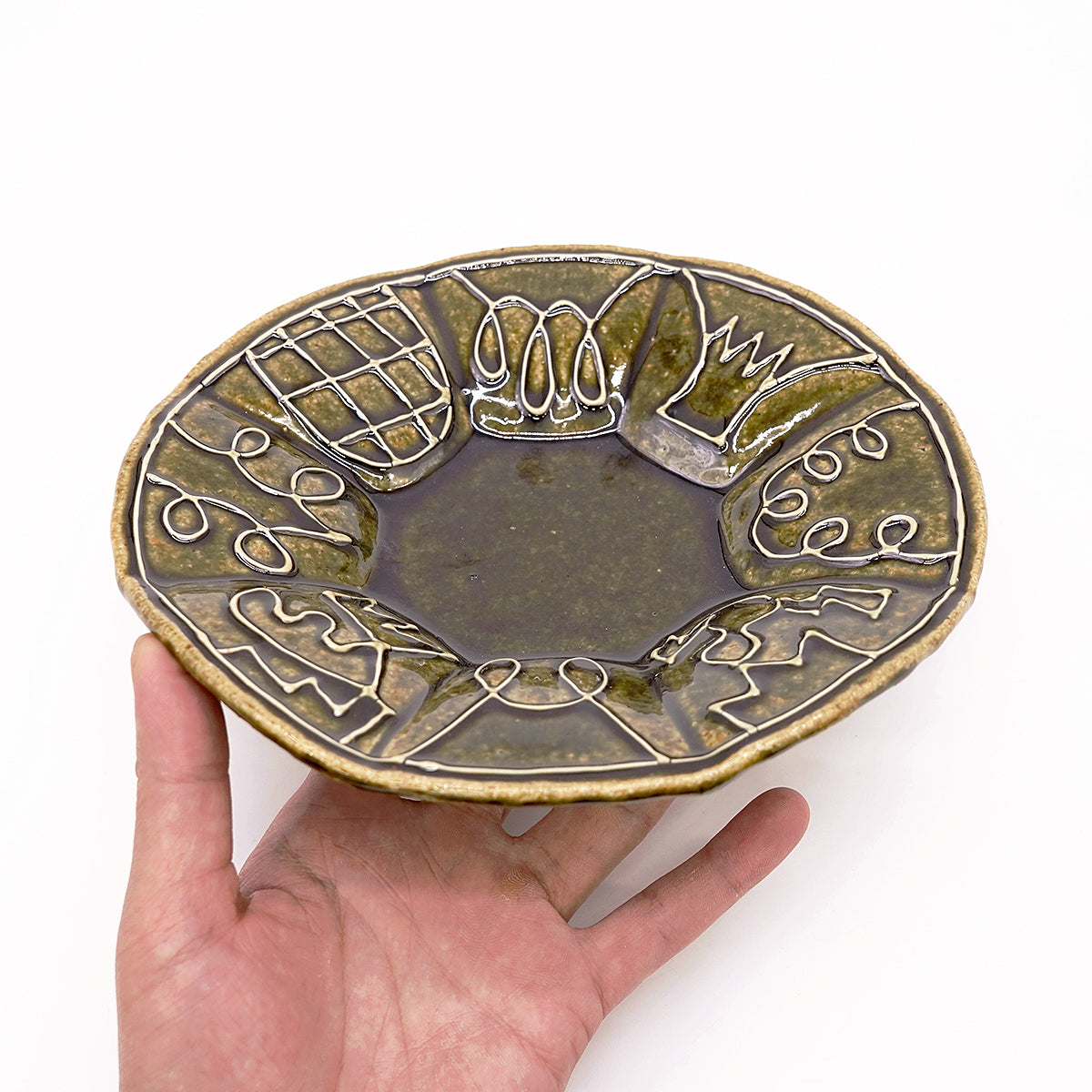 栢野紀文　花弁皿　KYKPL101