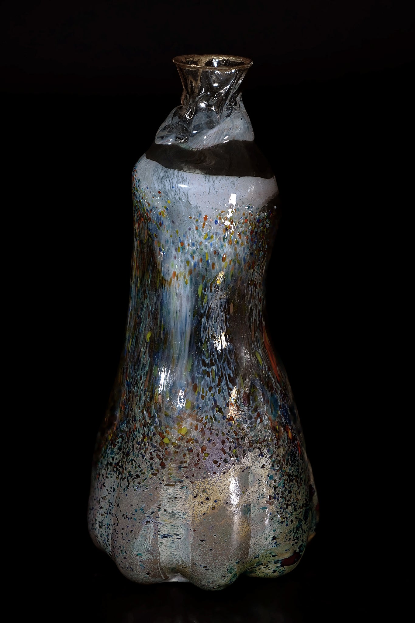 奥島圭二 玻璃徳利 OKKSK004P – 白白庵（PAKUPAKUAN）