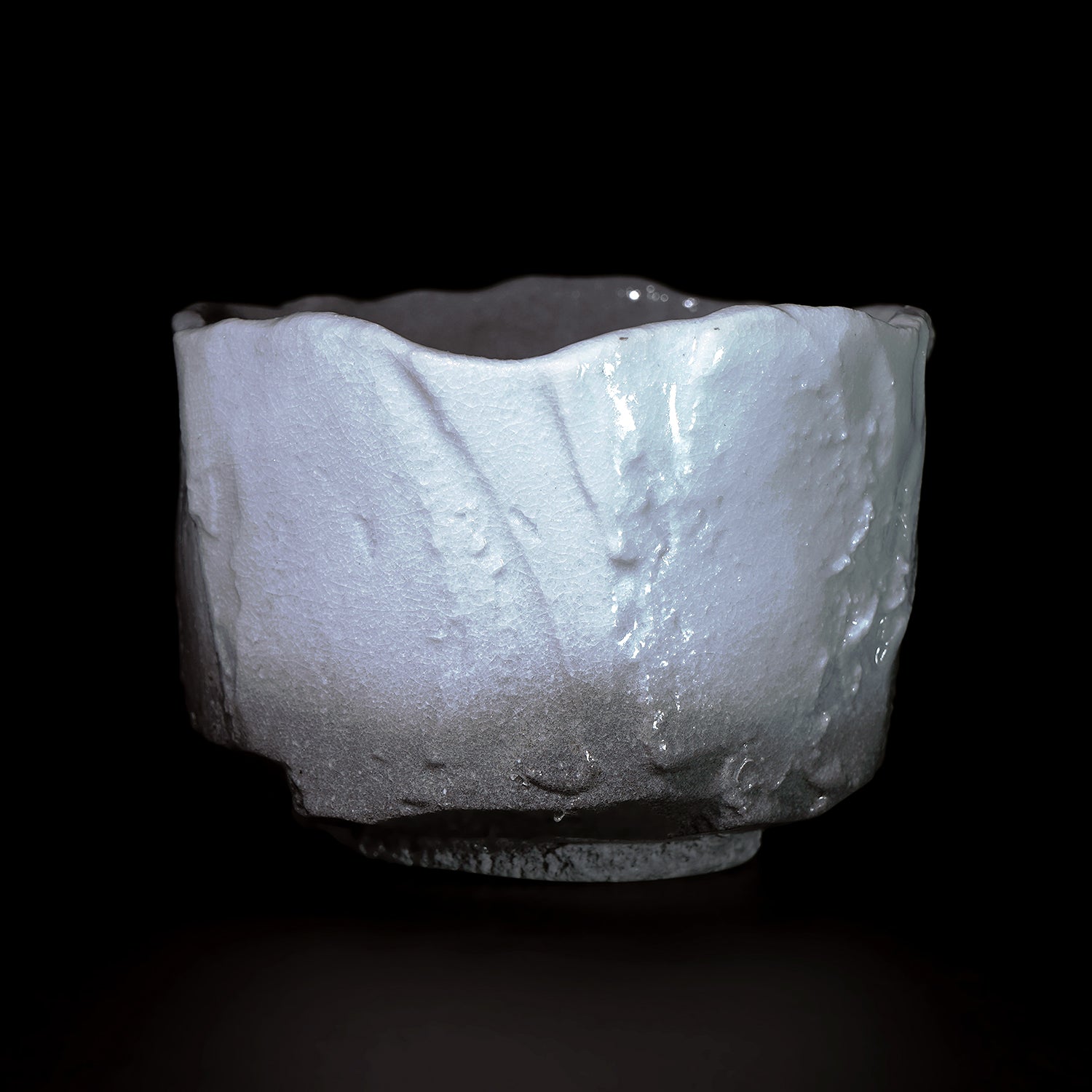 穂高隆児　透光茶盌「朧」　HDKTB096