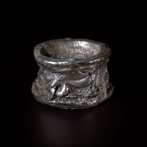 富田啓之 銀彩蓋置 TMTTI028P – 白白庵（PAKUPAKUAN）