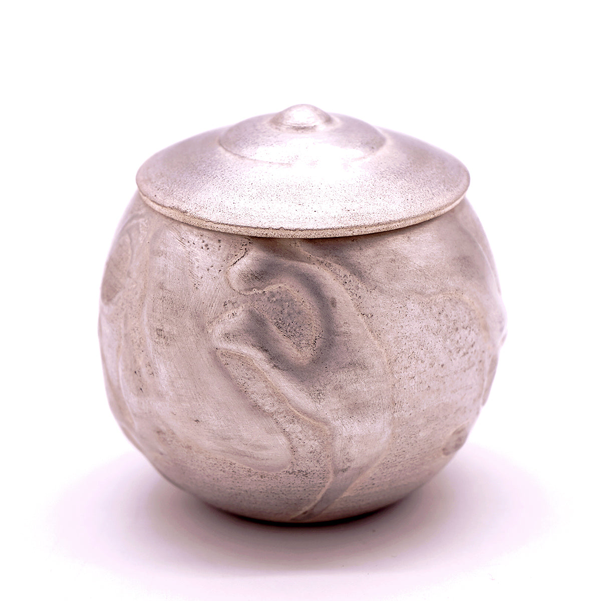 金理有　銀滴茶入　KIMTI005P