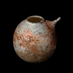 ☆追加掲載☆《鳳凰ノ卵 Ⅱ》松本治幸 白磁窯変注器 HRYESK017 – 白白