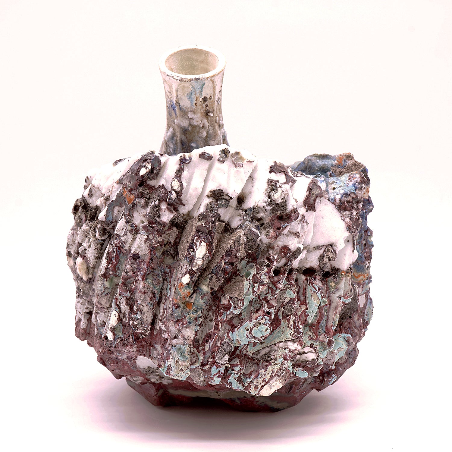 木ノ戸久仁子　稀晶石花器　KNKFV038