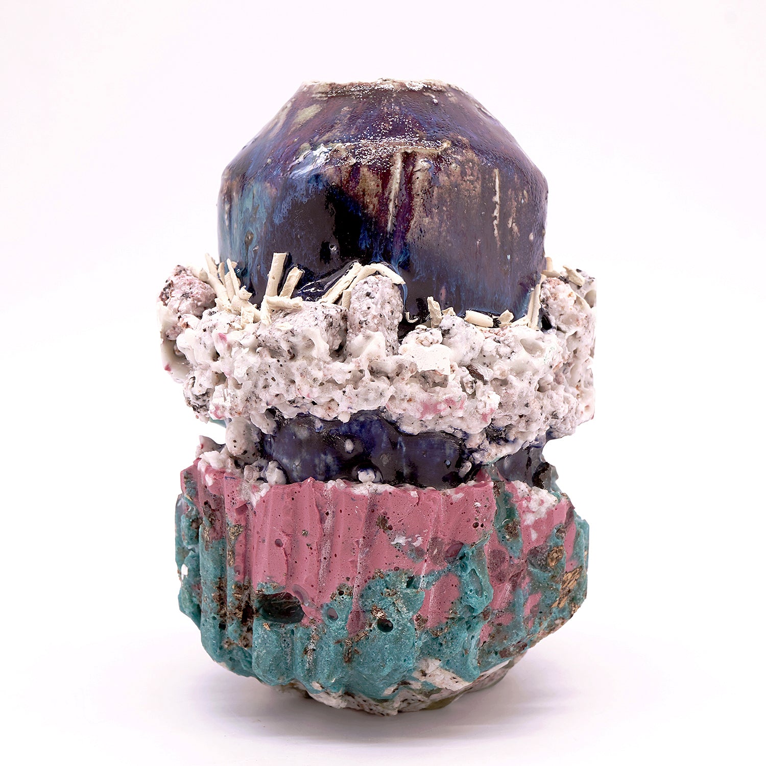 木ノ戸久仁子　稀晶石花器　KNKFV041