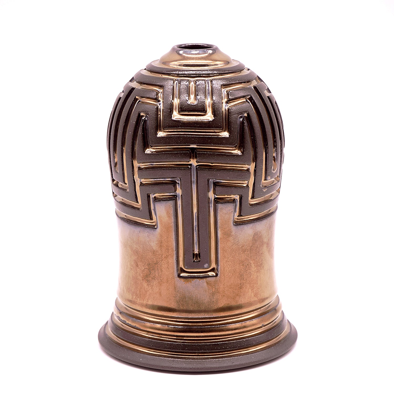 金理有　赫彩線刻花器　KIMFV005P