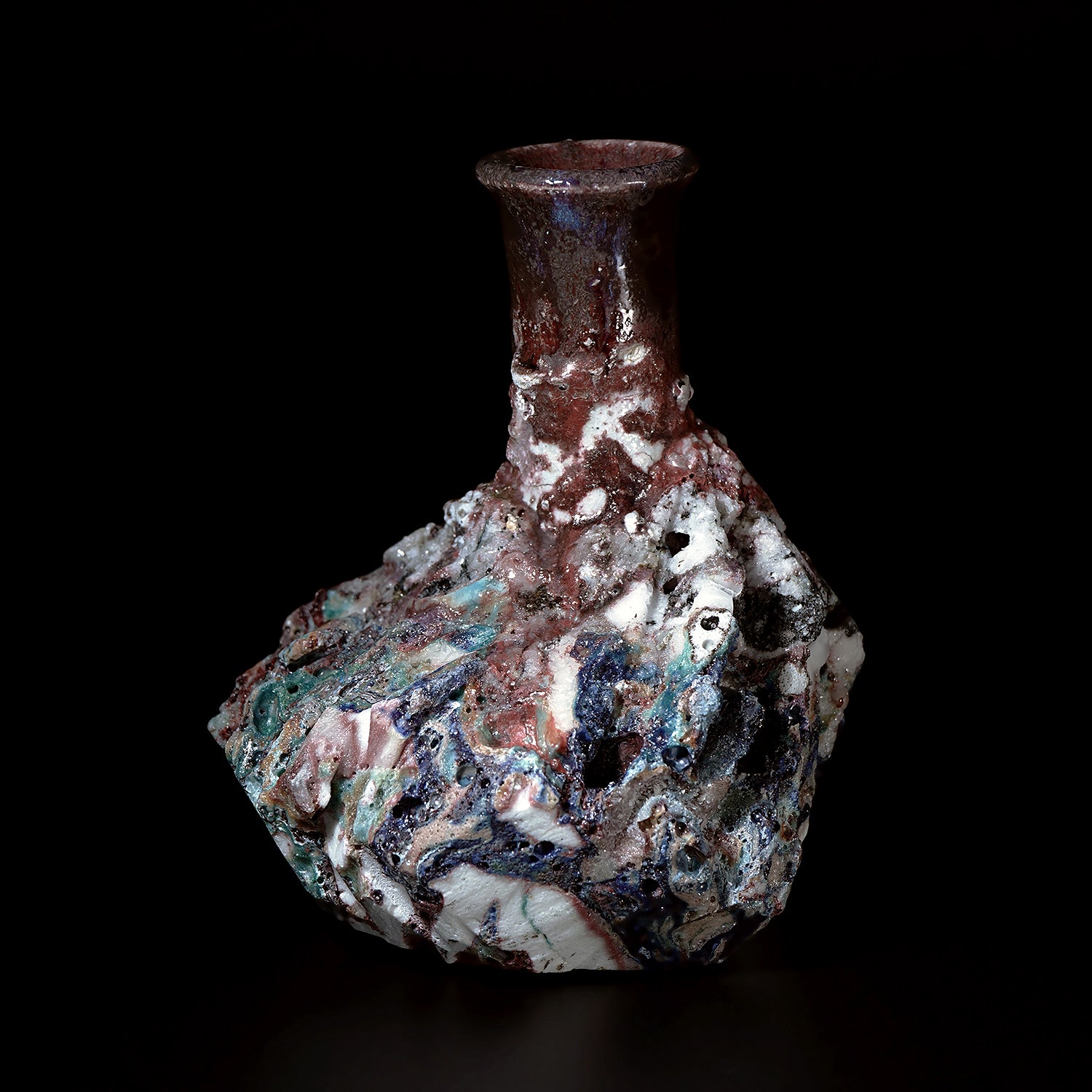 木ノ戸久仁子　稀晶石花器　KNKFV042