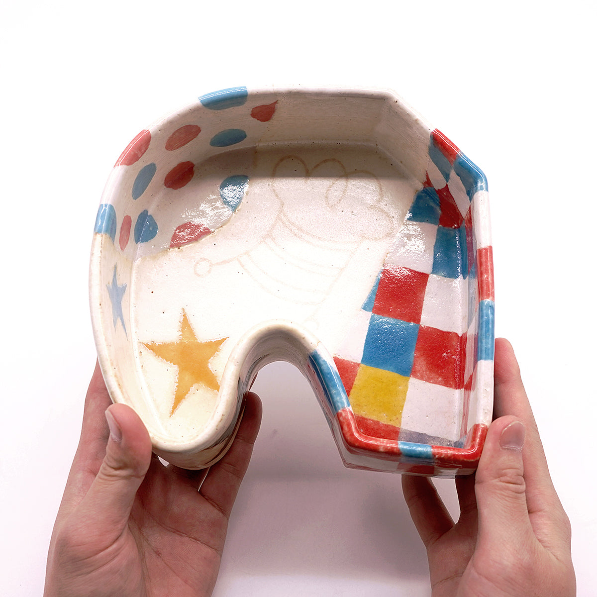 栢野紀文　織部鉢　KYKPL086P