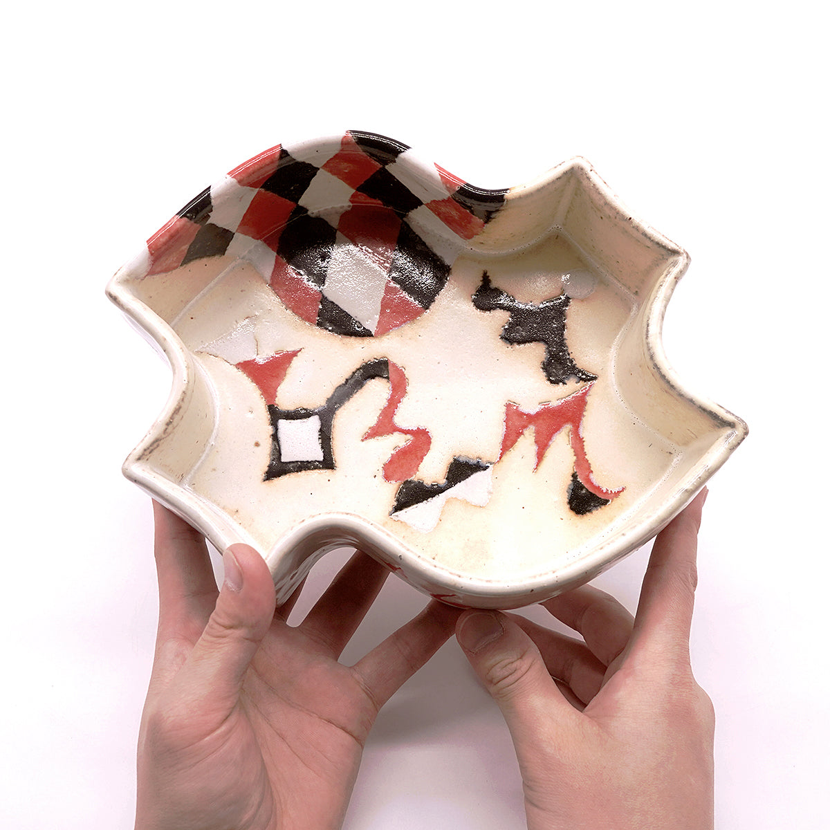 栢野紀文　織部鉢　KYKPL088P