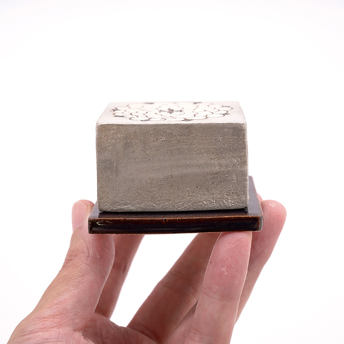 【期間限定】《Life with the Bloom》伊藤千穂　銀彩ダリア香合　ITCBTI003