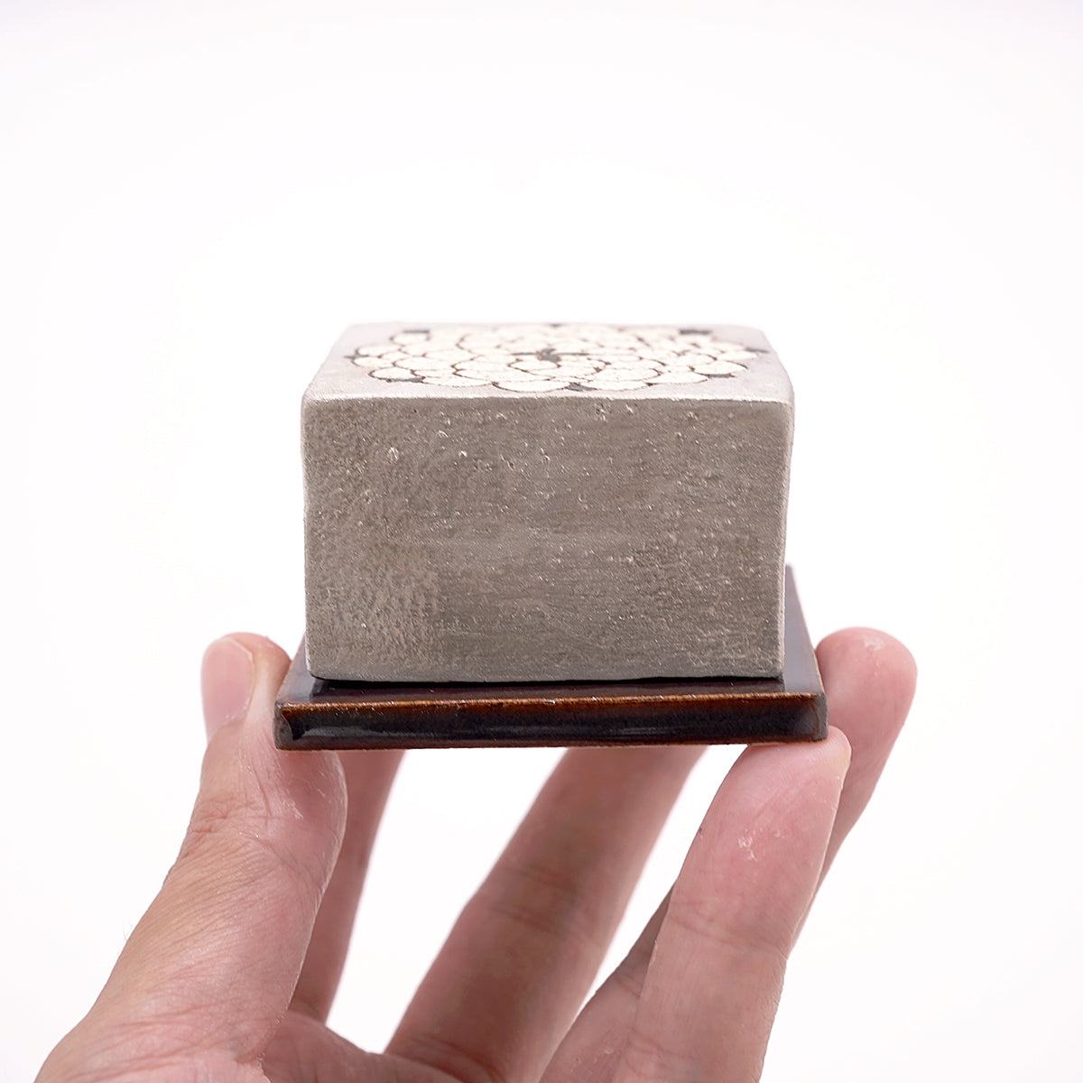 【期間限定】《Life with the Bloom》伊藤千穂　銀彩ダリア香合　ITCBTI004