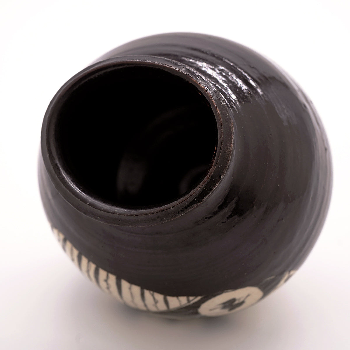 【期間限定】《Life with the Bloom》伊藤千穂　黒織部花器　ITCBFV006