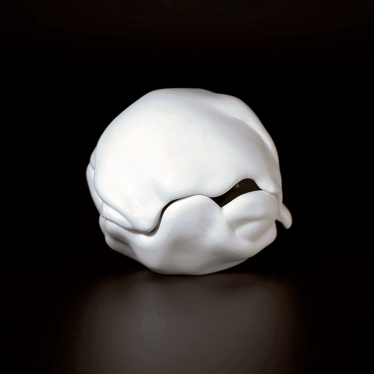 樽田裕史　白磁　蓋物　TRTTI028