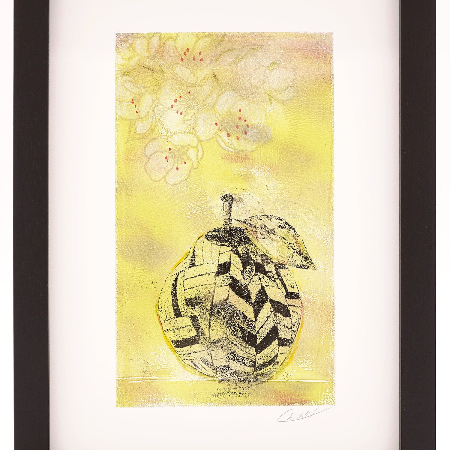 【期間限定】《Life with the Bloom》伊藤千穂　アクリル画「煌洋梨」　ITCBPN002