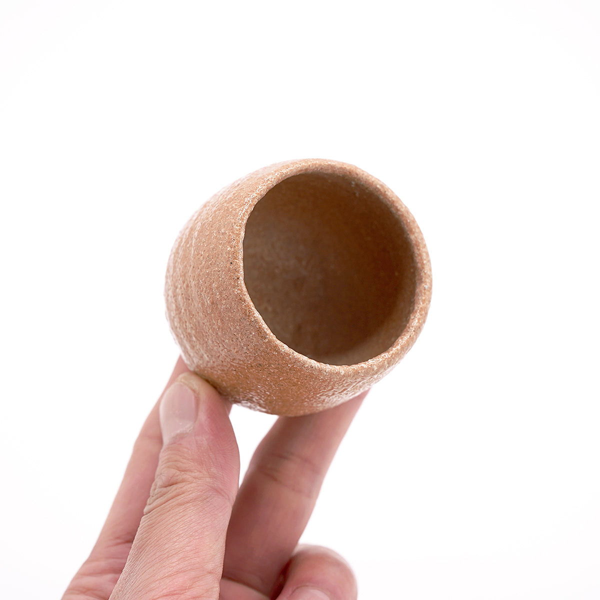 【期間限定】《Life with the Bloom》伊藤千穂　枇杷梅花皮ぐい呑　ITCBGN017