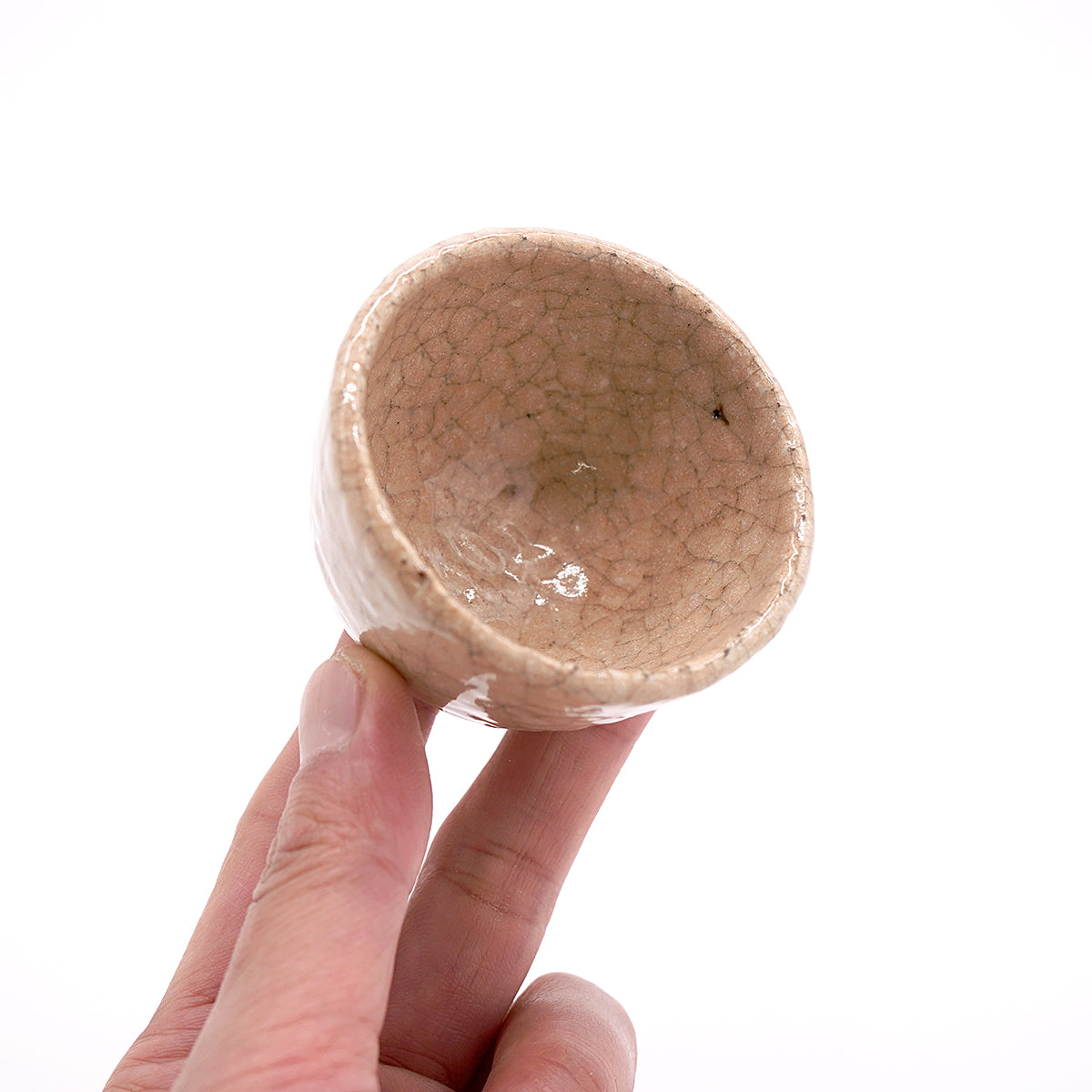 【期間限定】《Life with the Bloom》伊藤千穂　赤香梅花皮ぐい呑　ITCBGN019