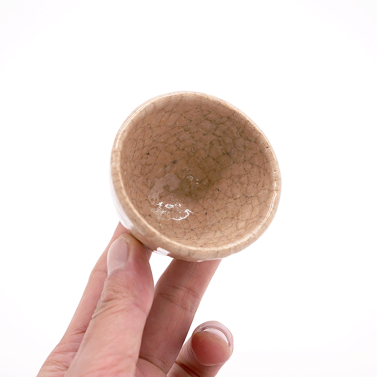 【期間限定】《Life with the Bloom》伊藤千穂　赤香梅花皮ぐい呑　ITCBGN021