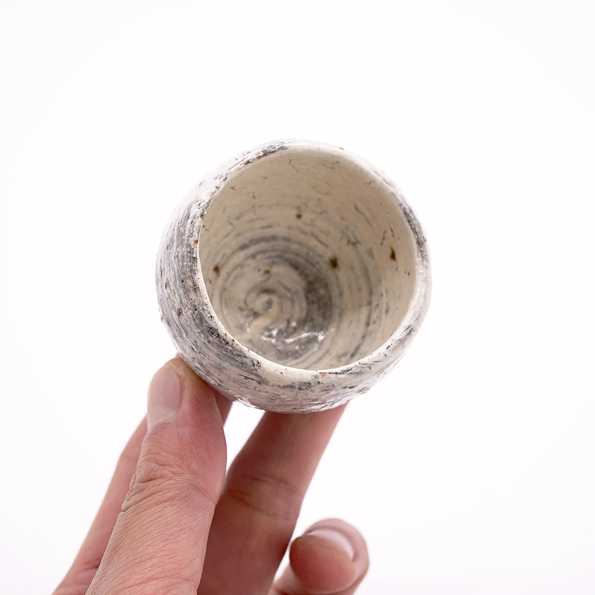 【期間限定】《Life with the Bloom》伊藤千穂　粉引ぐい呑　ITCBGN025