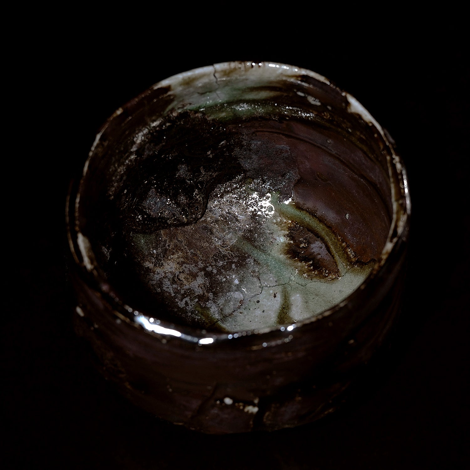 篠原希　信楽引出黒茶碗　SHNTB022P