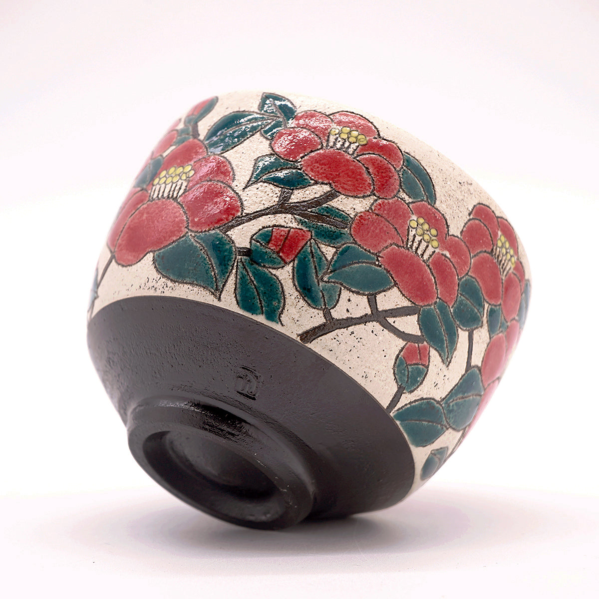 伊藤千穂 茶碗「椿」 ITCTB045P – 白白庵（PAKUPAKUAN）