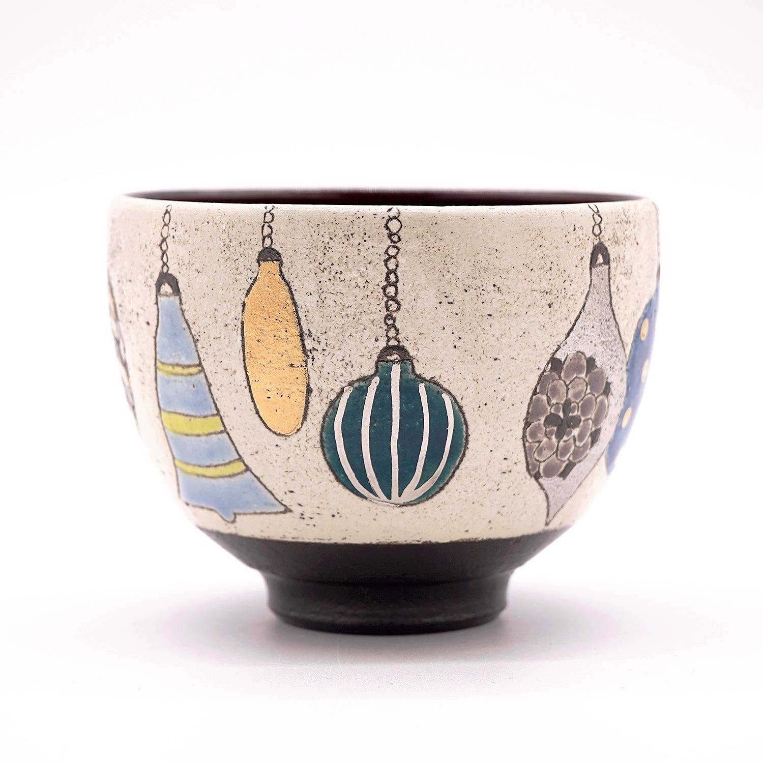 【期間限定】《Life with the Bloom》伊藤千穂　茶碗「Christmas ornament」　ITCBTB024