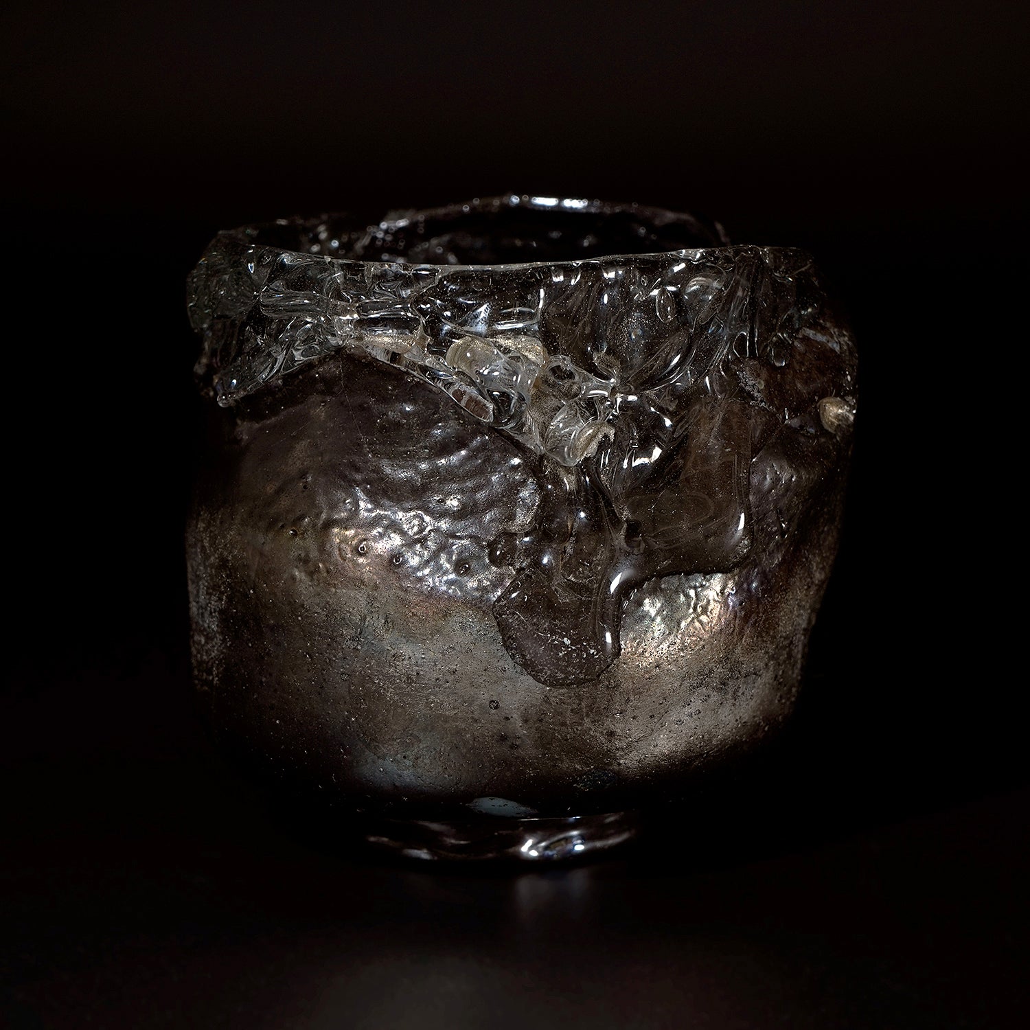 奥島圭二　玻璃髹漆盌箔押　OKKTB002P