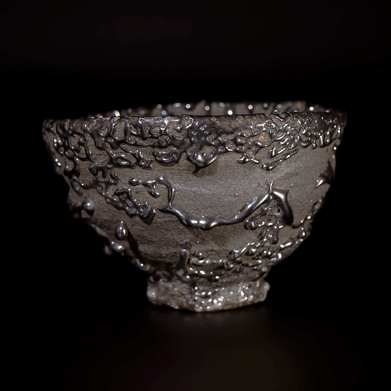 谷本洋　プラチナ彩茶盌　TMYTB009P