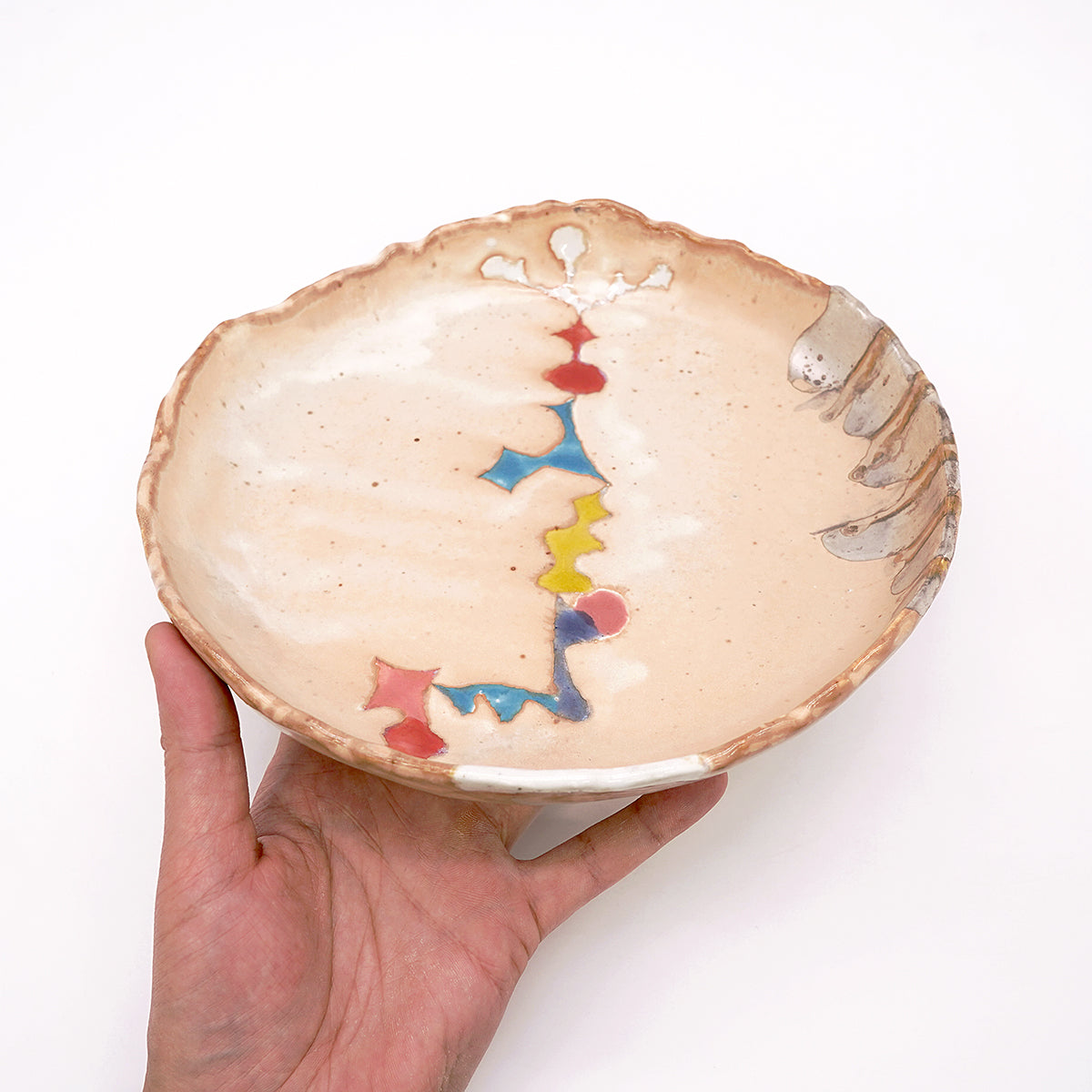 栢野紀文　丸皿　KYKPL097