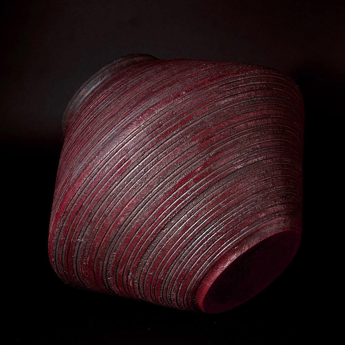 穂高隆児　千筋駒形壺　HDKFV015