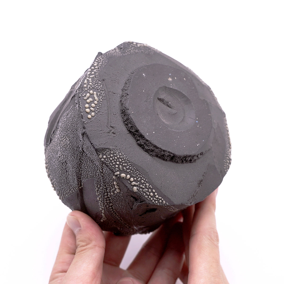 穂高隆児　梅花皮茶盌　HDKTB107