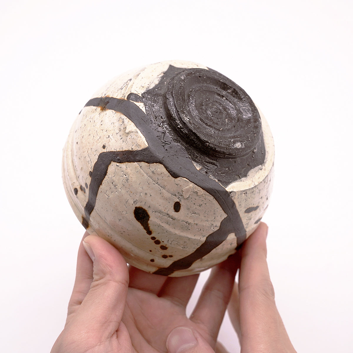 穂高隆児　粉引茶盌　HDKTB111