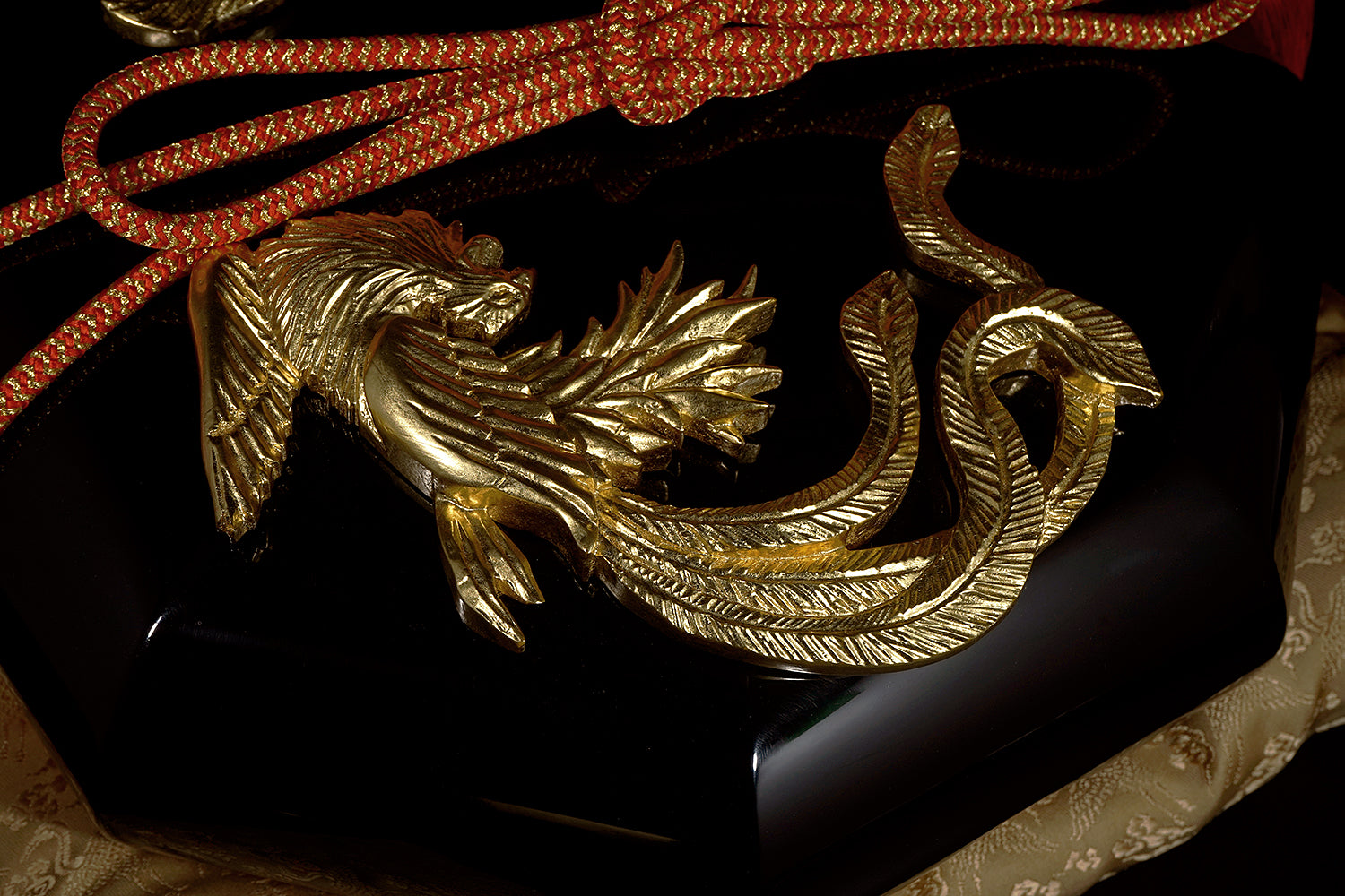 期間限定】《干支物☆縁起物展 2025》佐藤惠一郎 漆器鳳凰玉手箱