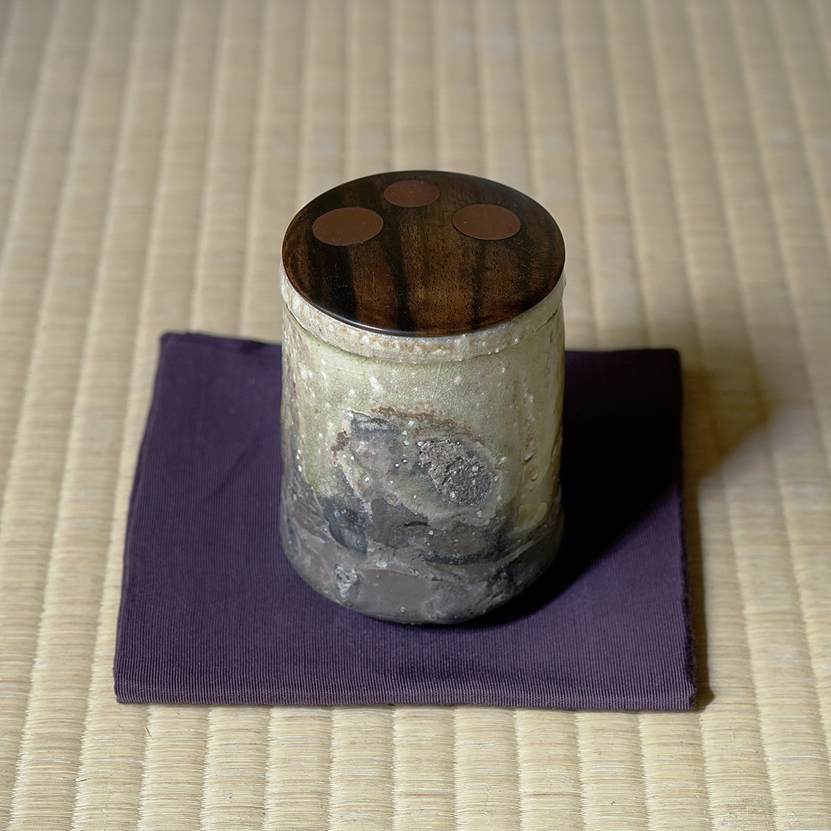 谷本洋　伊賀茶器（黒柿 / 銅）　TMYTI007P