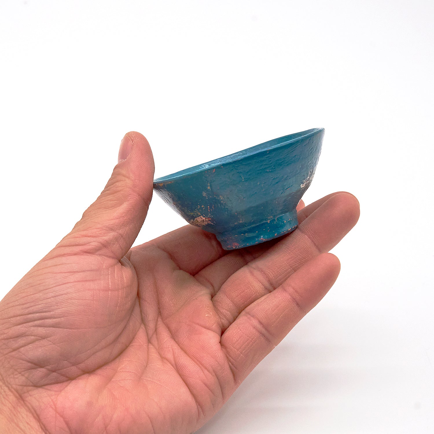 菱田賢治 銀彩青漆酒杯 HSDGN053P – 白白庵（PAKUPAKUAN）