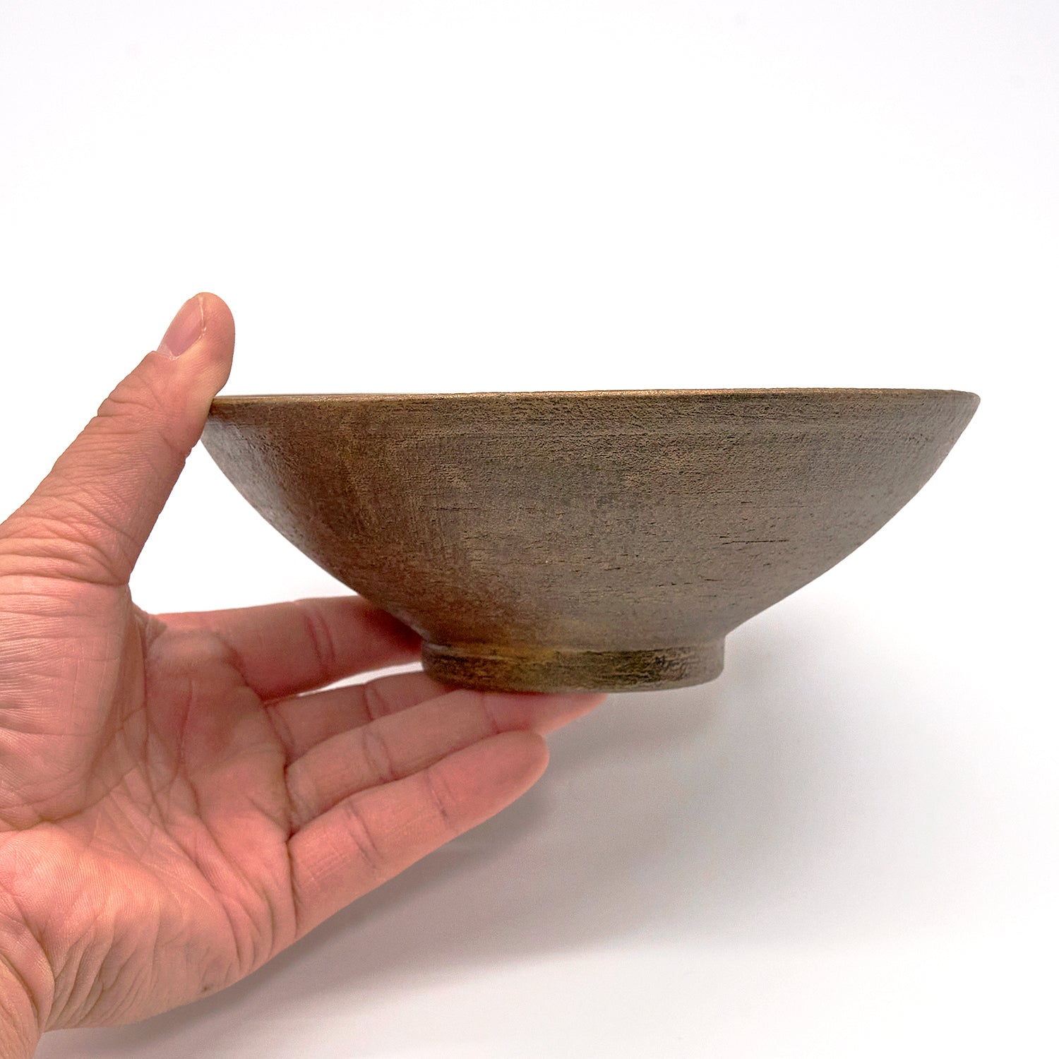 菱田賢治 錫溜塗陶漆鉢 HSDPL011P – 白白庵（PAKUPAKUAN）