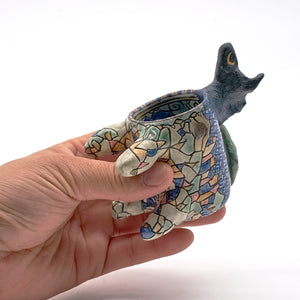 期間限定】《恋する酒呑童子2026》小孫哲太郎 馬形馬目紋酒呑器