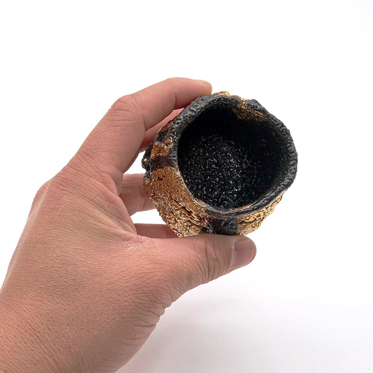 ☆追加掲載☆《恋する酒呑童子2026》富田啓之 金彩掛分刳抜ぐい呑