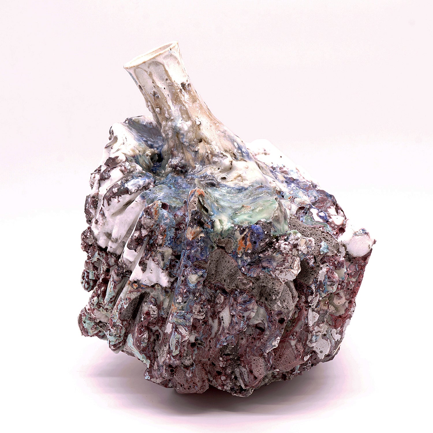 木ノ戸久仁子　稀晶石花器　KNKFV038