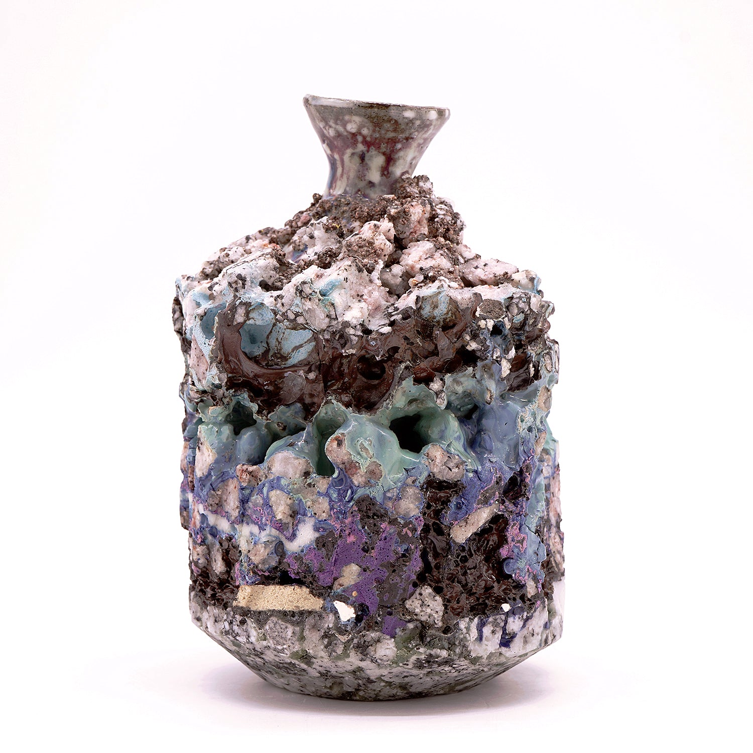 木ノ戸久仁子　稀晶石花器　KNKFV040