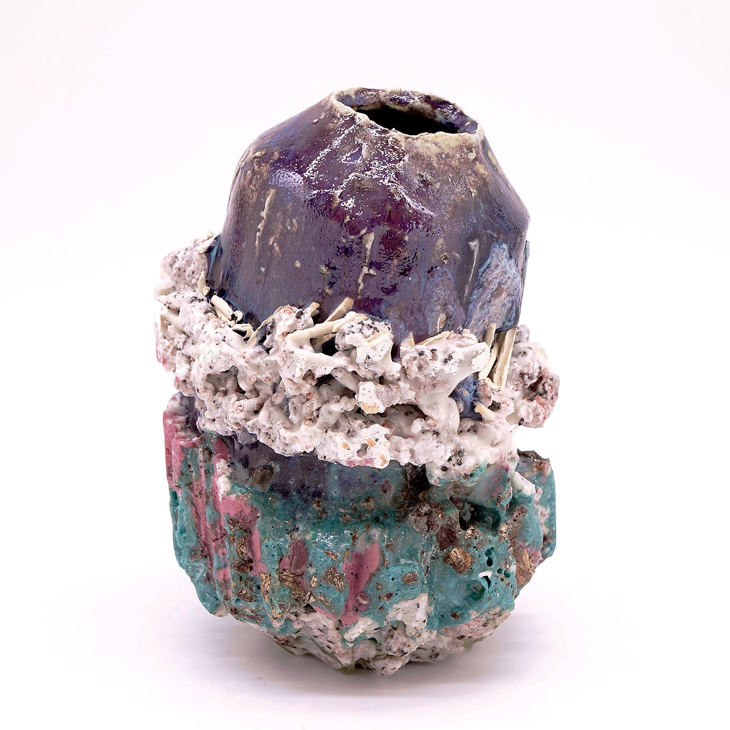 木ノ戸久仁子　稀晶石花器　KNKFV041