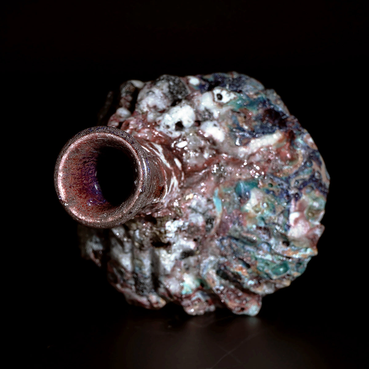 木ノ戸久仁子　稀晶石花器　KNKFV042