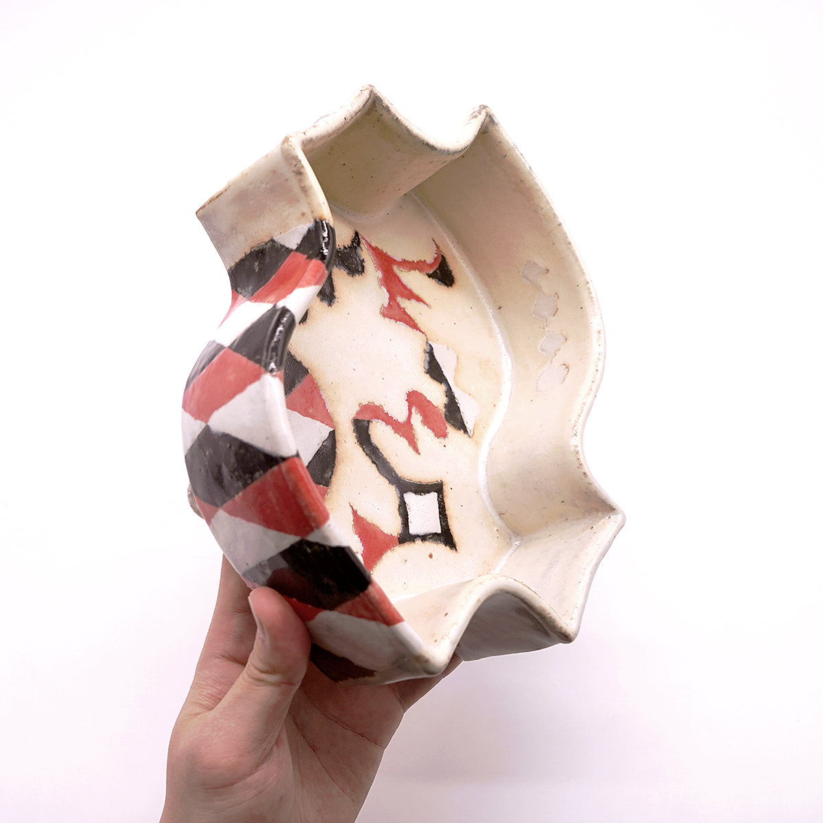 栢野紀文　織部鉢　KYKPL088P